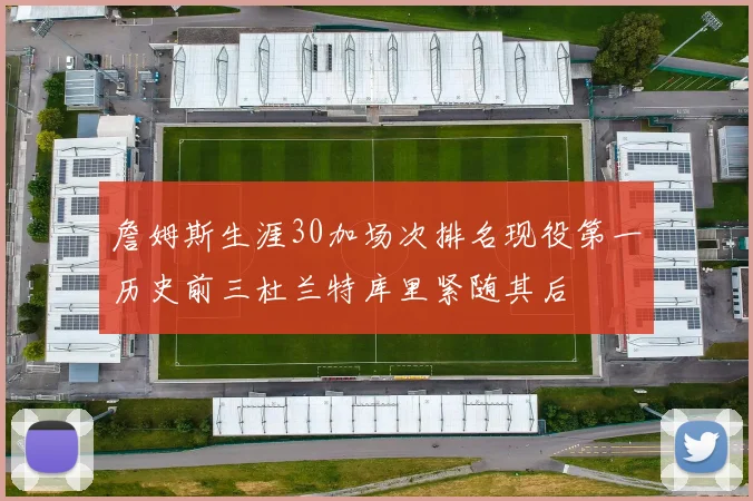詹姆斯生涯30加场次排名现役第一历史前三杜兰特库里紧随其后