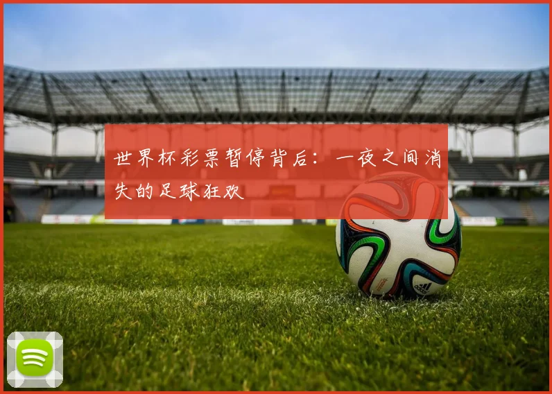 世界杯彩票暂停背后：一夜之间消失的足球狂欢